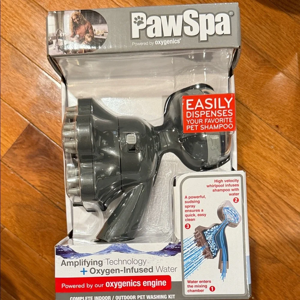 Gray Pet Grooming Tool.